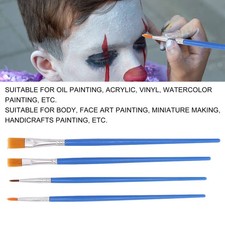 Body Painting Brushes Set Smoothing Handle Acrylic Oil Watercolor Drawing