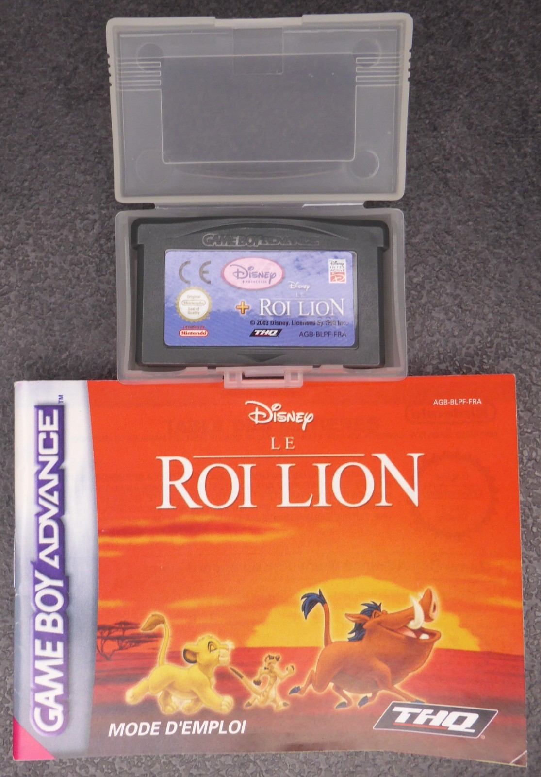 Le Roi Lion - Manual ⭐️ Gameboy Classic Manuals