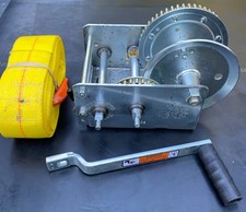 T3700 Boat Trailer Winch New Fulton 3700lb Two Speed Galvanized Finish