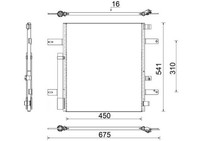 Mahle Kondensator, Klimaanlage AC 853 000S