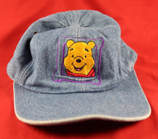 Vintage Denim Winnie the Pooh Stretch Back Hat Kids Baseball Cap