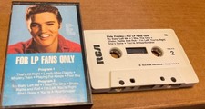 Elvis Presley For LP Fans Only Cassette