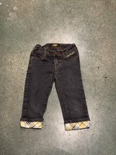 SouthPole Youth Jeans 8 Gray Streetwear Urban Plaid Y2K Embroidered Denim Jeans