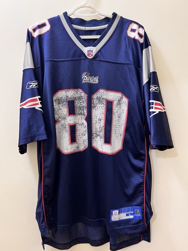 New England Patriots Vintage #80 Troy Brown Reebok On Field Jersey Siz