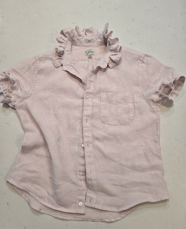Upcycled J Crew from my Revival collection Upcycled shirt one of a kind