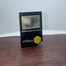 Nyko Nintendo GameCube Memory Card 64MB Black