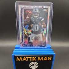 2025 Topps Chrome Football Joe Milton III Raywave Refractor Dallas Cowboys No.85