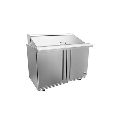 Fagor Refrigeration 48'' Mega Top Sandwich Prep Table With Adjustable Shelves