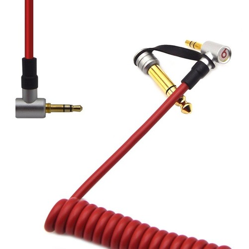 Cable Dr. New 1.5m Aux Replacement Pro Wire Hot Fit Red Detox Mp3 Audio Cord - Afbeelding 4 van 17