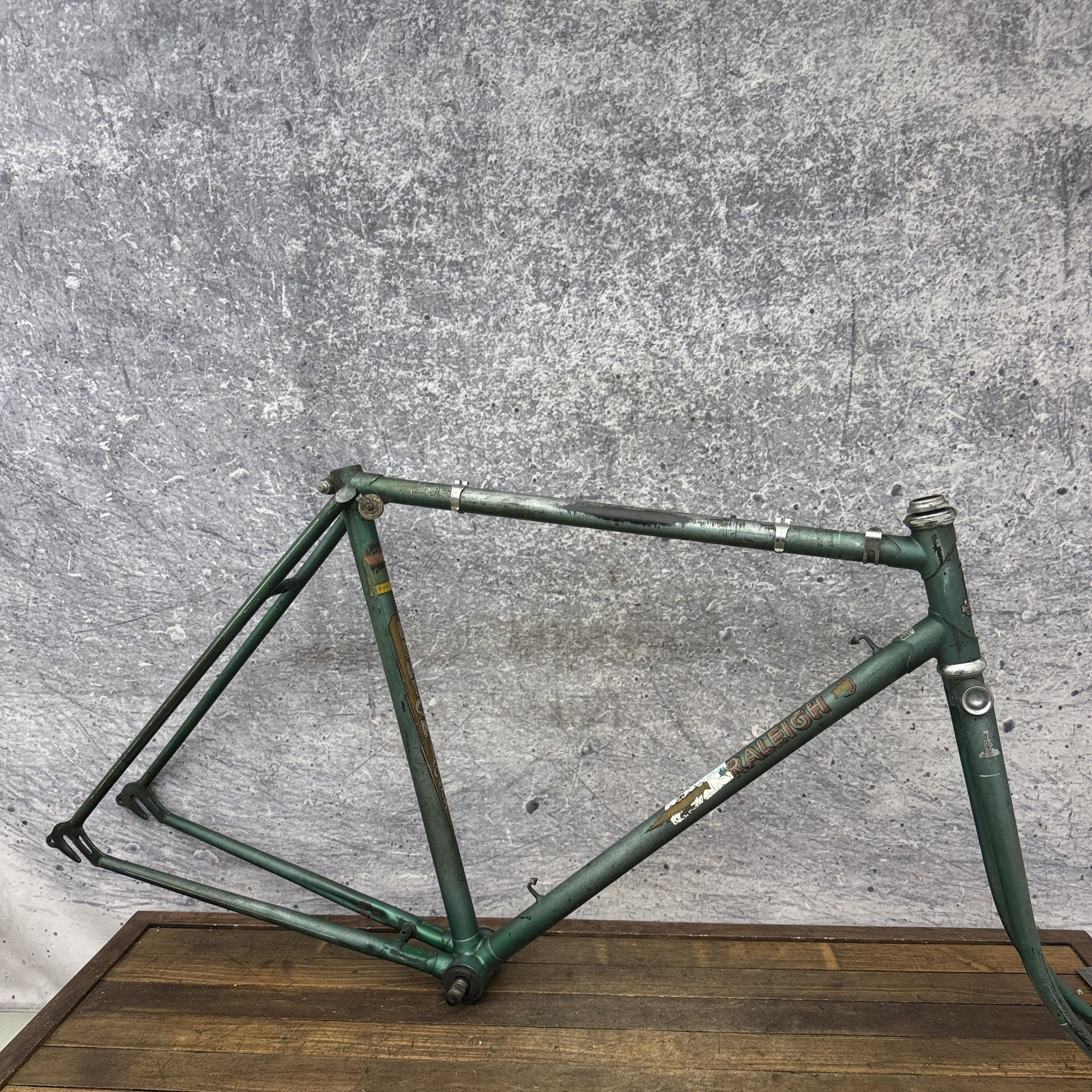 Vintage Raleigh Lenton Reg Harris Road Bike Frame Reynolds 5