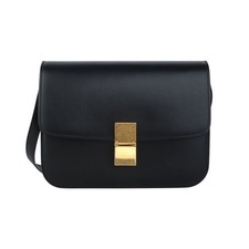 Celine Classic Box Bag Medium Gold Overseas Invoice 36872 154212761