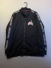 Vtg 2009 NIKE Air Jordan Jumpman Logo AIR JORDAN Tape Full Zip Warmup Jacket XL