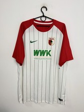 AUGSBURG 2017/2018 HOME FOOTBALL SHIRT NIKE SOCCER TRIKOT GR XXL ERWACHSENE