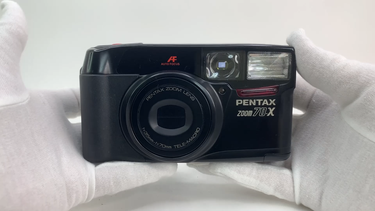 スポーツ PENTAX zoom70x Near MINT ] Pentax Zoom 70-X Point & Shoot 35mm Film Camera From