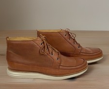 Cole Haan Brown Leather Moc Toe Chukka Boots C24526 Men  s Size 10