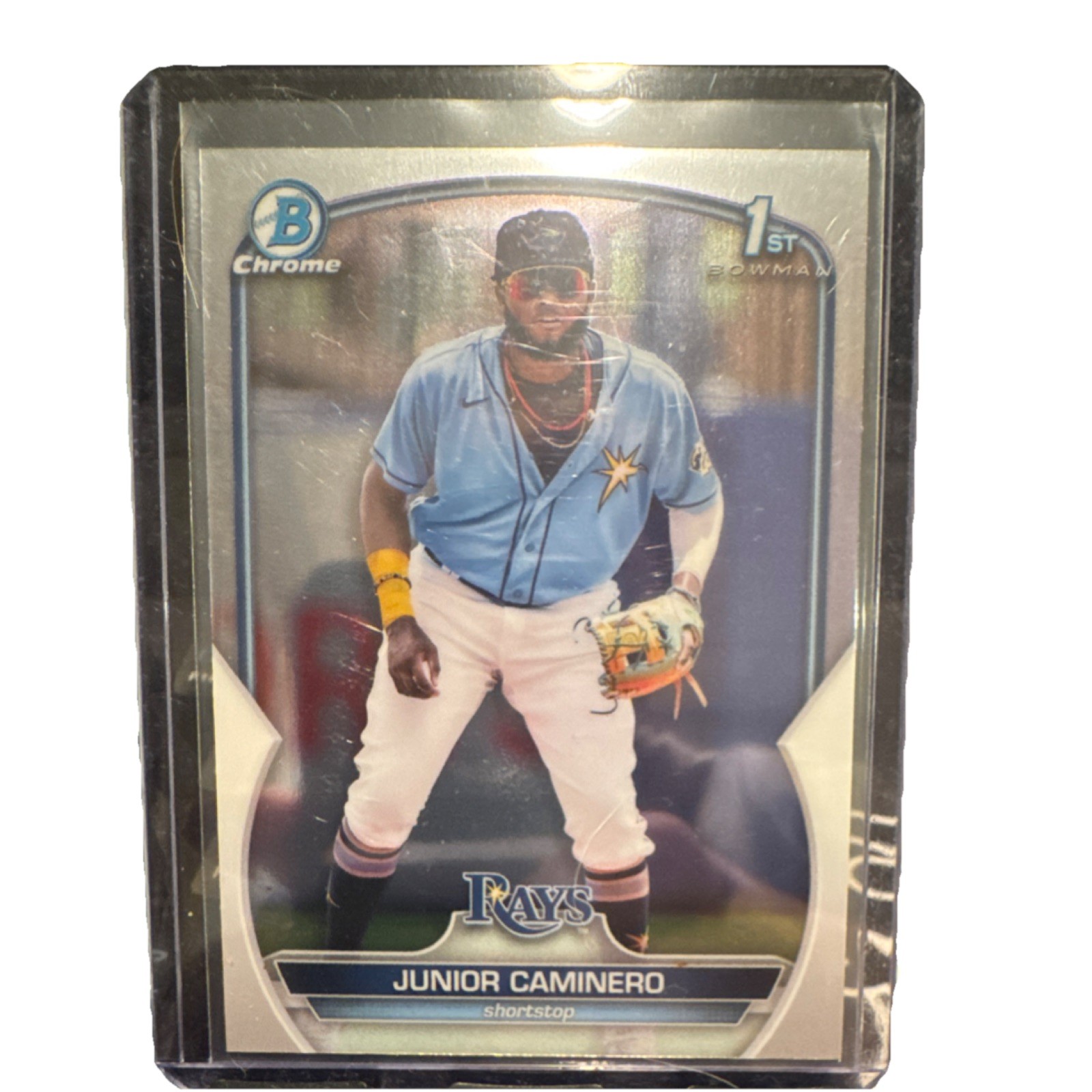 2023 Bowman Chrome Prospects 1st Bowman Junior Caminero Rays BCP-61