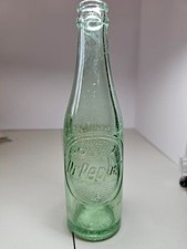 VINTAGE GREEN GLASS DR PEPPER SODA BOTTLE STRAIGHT SIDE Winchester, Virginia