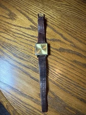 Vintage Longune Astromatic 25 Wrist Watch Swiss Made Square Head For Parts