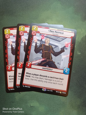 Migs Mayfield Triggerman (x3) Spielset SHD Star Wars Unlimited #163