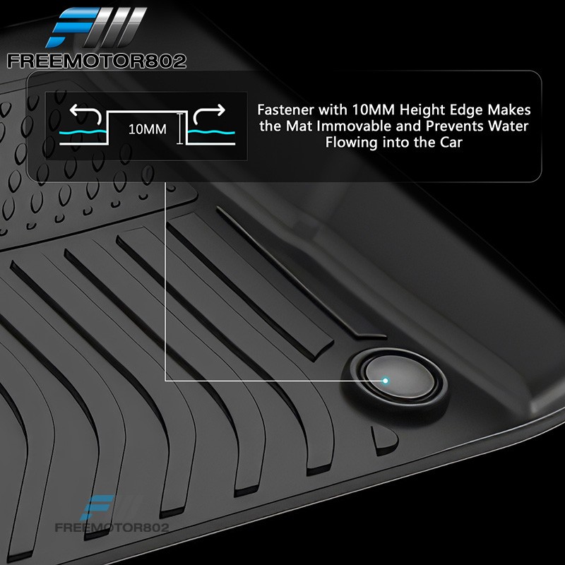 Fits 2025-2026 Volvo EX30 All Weather Waterproof 3D Floor Mats Liners Carpet TPE