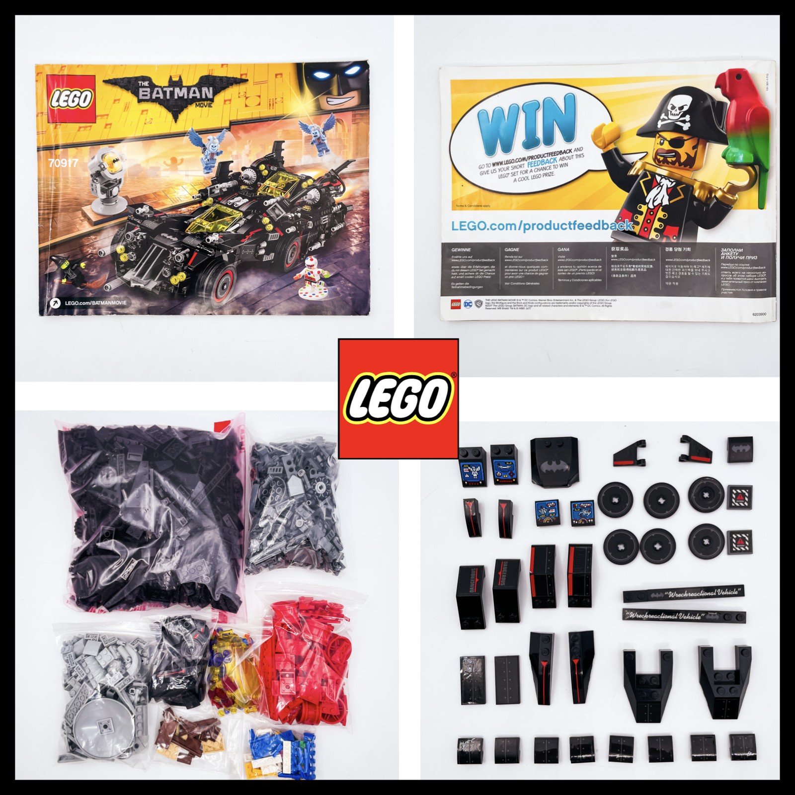 LEGO 70917 The Ultimate Batmobile DC The LEGO Batman Movie - No Minifigure