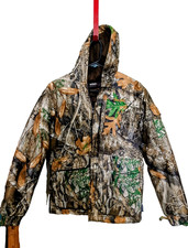 Gamehide RealTree Camo Men Insulated Waterproof Polyster Full Zip Jacket Size L