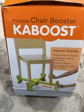 KABOOST Portable Chair Booster Lightweight Sturdy 2 Heights GREEN Adjustable