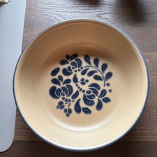 Pfaltzgraff  Serving Bowl Colonial Tan w/ Flo...