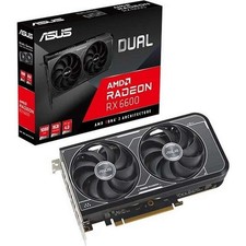 ASUS Dual AMD Radeon RX 6600 8GB GDDR6 DX12 PCIe x16 Excellent Condition