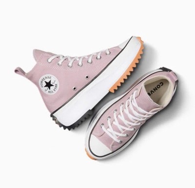NWT Unisex Run Star Converse Hike Shoes Hi Violet/white/black M 11/ W 12.5 New