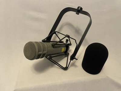 Electro-Voice  RE20 Broadcast Microphone - Good condition w. mount & new foam ws