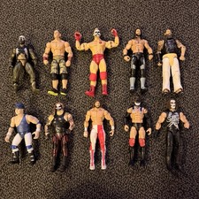 Lot of 10 WWE Wrestling Action Figures Mixed ...