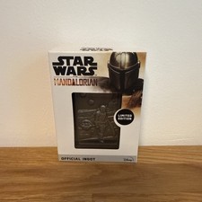 Star Wars Metallbarren Iconic Scene - Mandalorian 75x50 mm - NEU - Limitiert