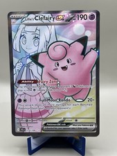 Carta Pokémon TCG Lillie's Clefairy EX Ultra Rara 173/159 Viaggio Insieme