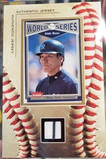 Hideki Matsui 2004 World Series (New York Yankees) Fleer Tradition Material Card