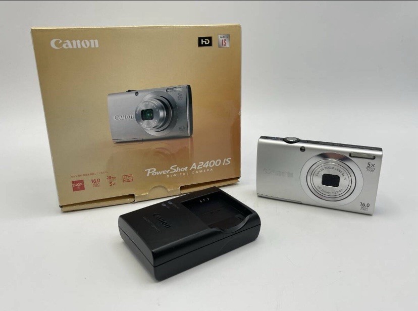 NearMint]Canon PowerShot A2400 IS Silver 16.0MP 5x Digital Camera