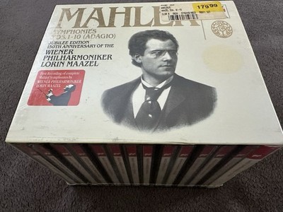 SEALED Mahler Symphonies Nos. 1-10 Adagio Jubilee 150th Anniversary Maazel Sony