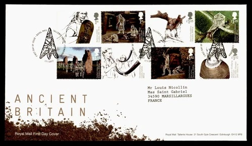 DR WHO 2017 GB FDC ANCIENT BRITIAIN COMBO M77337