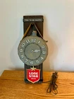 VTG 1960s 1970s Lone Star Beer Texas Sign Clock Canteen Visual Marketing Big Cou