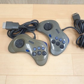 SEGA SATURN CONSOLE JAPAN Bundle with 2 Virtua Gun Controllers & 6 Games Tested