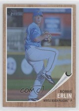 2011 Topps Heritage Minor League Edition Blue Tint 69/620 Robbie Erlin #108 z6b