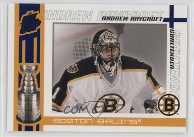 2003-04 Pacific Quest for the Cup Blue /150 Andrew Raycroft #9 e0k