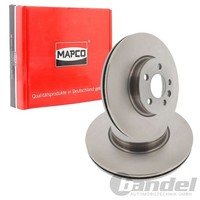 2X Mapco Bremsscheiben 313Mm BelÜFtet Vorne Passend FüR Ford Galaxy Seat Alhambr