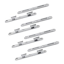 4PCS 5Inch Bed Rail Fasteners, Metal Bed Rail Brackets with Hooks, Heavy Duty...