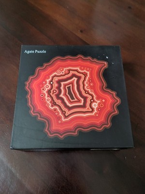 Agate Geode Wooden Puzzle 205 Piece 28 x 27 In Cool Shapes