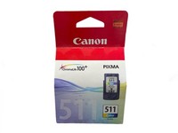 Original Tintenpatrone CL-511 Farbe Color Canon Pixma Mp 235 Mp 240 Mp 250
