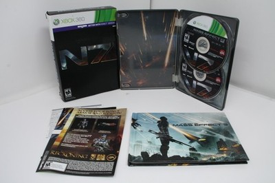 Mass Effect 3 Xbox 360 N7 Collector's Edition Steelbook w/ Game & Inserts!