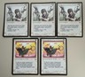 5x White: 2x Miracle Worker + 3x Squire - MTG - The Dark - English ©1994 M/NM
