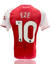 EBERECHI EZE SIGNED 2025/26 ARSENAL FC HOME SHIRT (ACG CERT AG17751)