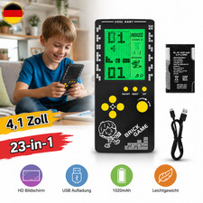 1020mAh Tetris-Spielkonsole 4,1-Zoll Handheld...